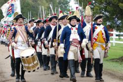 The reenactment, one of the largest recreations of a Revolutionary War battle, will bring together more than 1,000 infantry, cavalry, artillery and maritime landing reenactors from across the country at the Inn at Warner Hall, home of President George Was